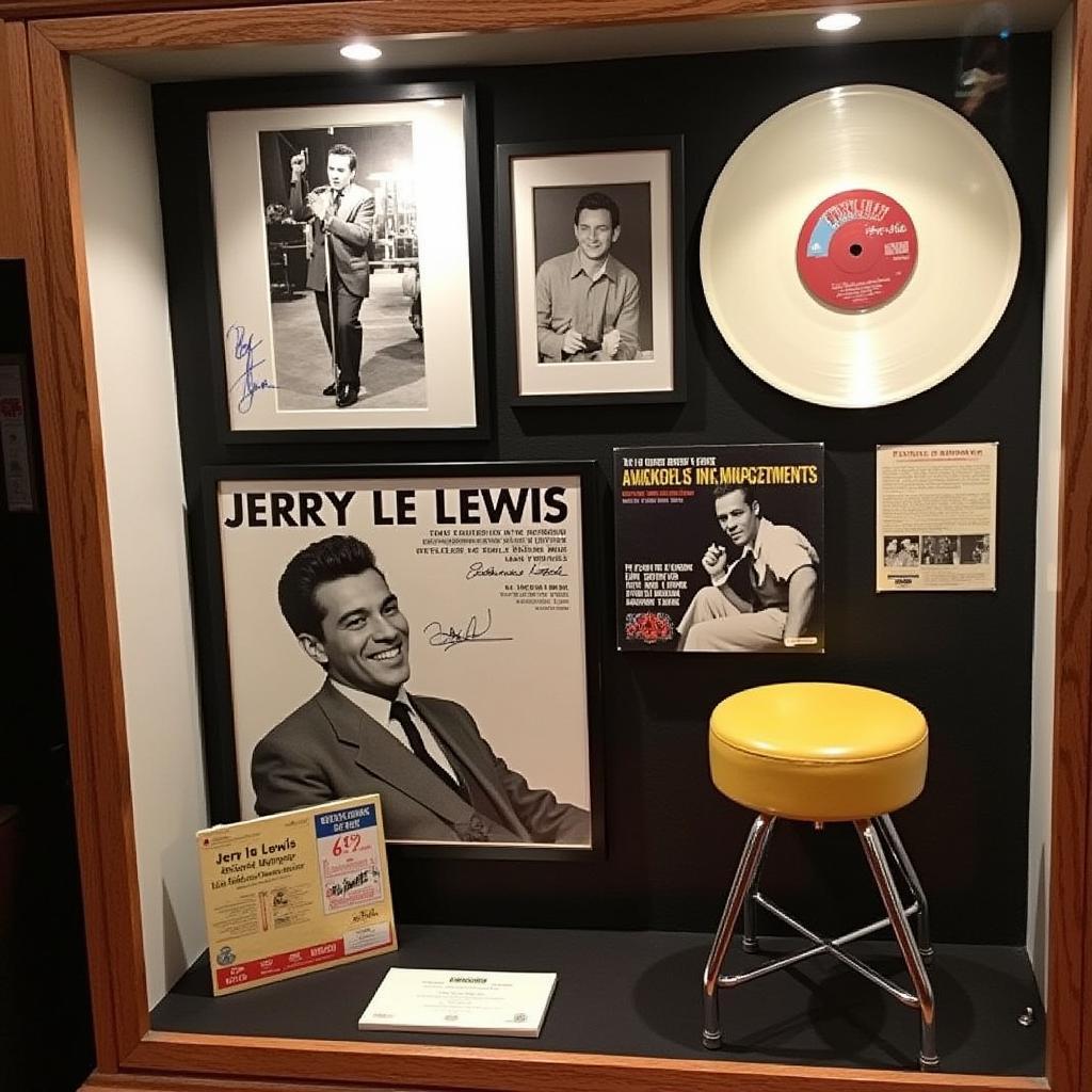 Jerry Lee Lewis Memorabilia Collection Display