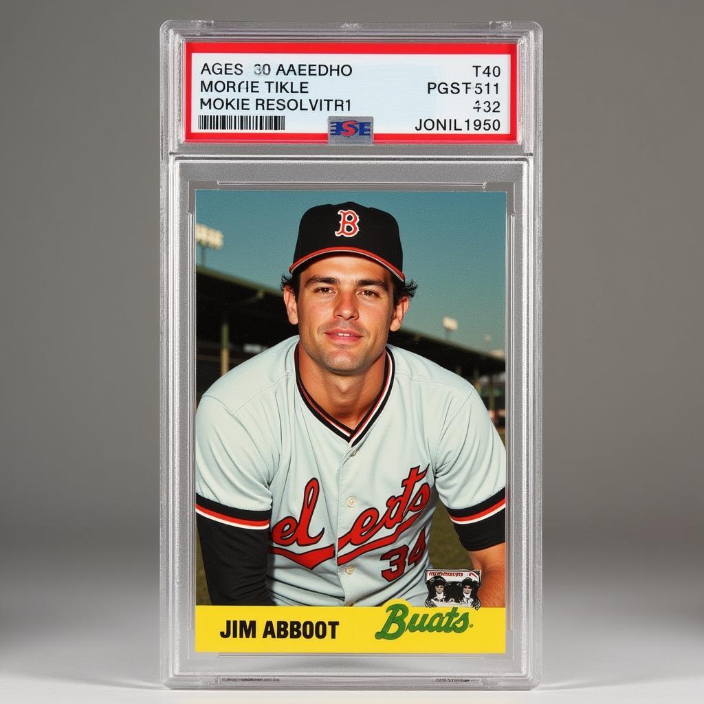 Jim Abbott Rookie Card PSA 10