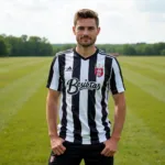 Joe Sheehan sporting a Besiktas jersey in Wisconsin