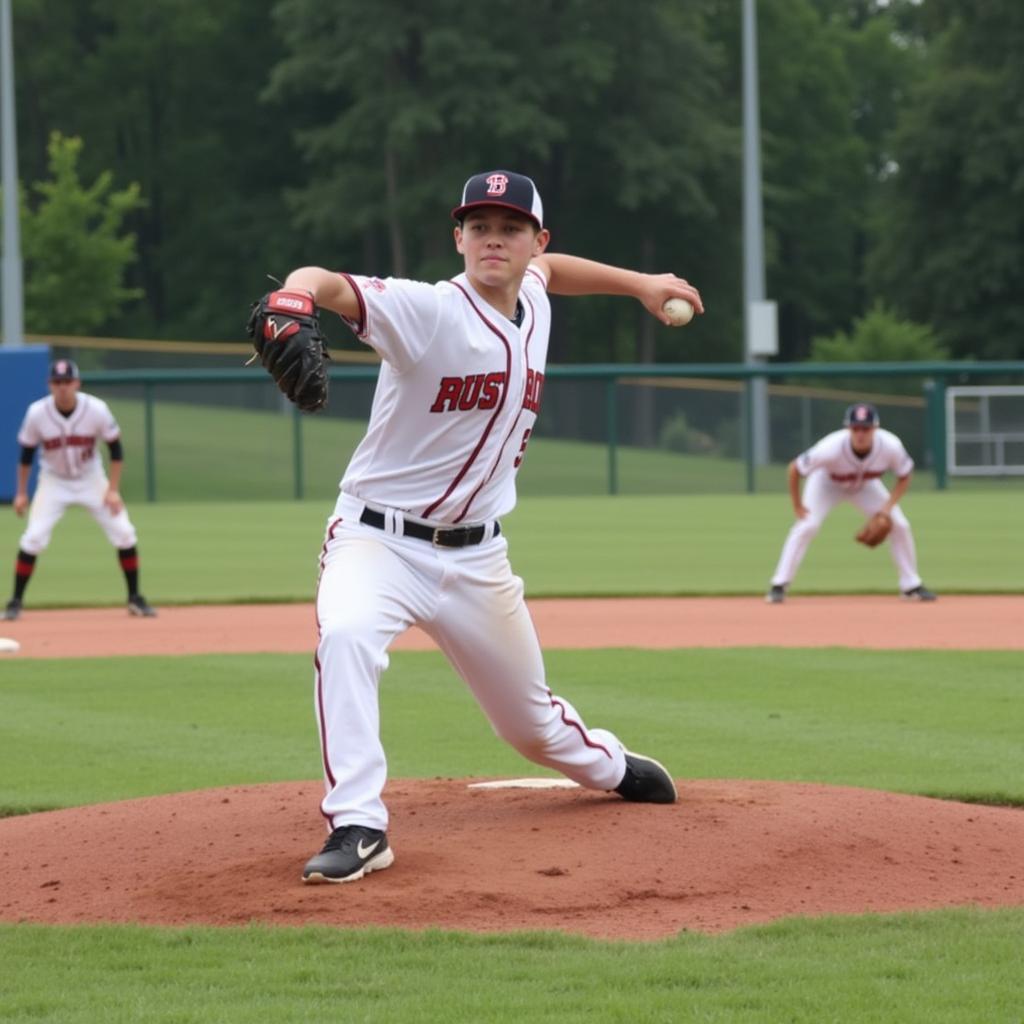 Josh Tate Baseball Prospect: A young baseball player in action