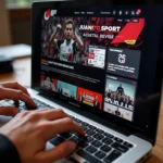 Besiktas Fan Accessing Juancito Sport Website