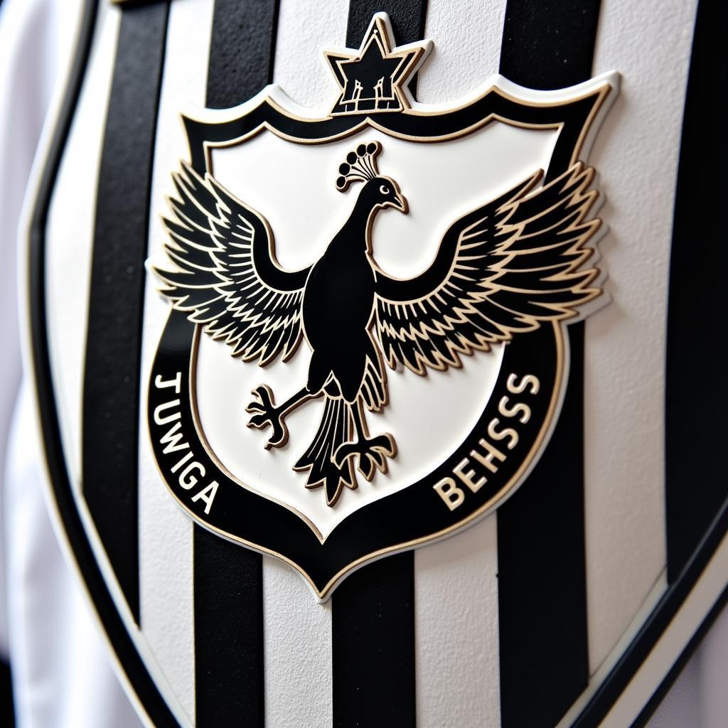 Besiktas crest with prominent Judge Peacock