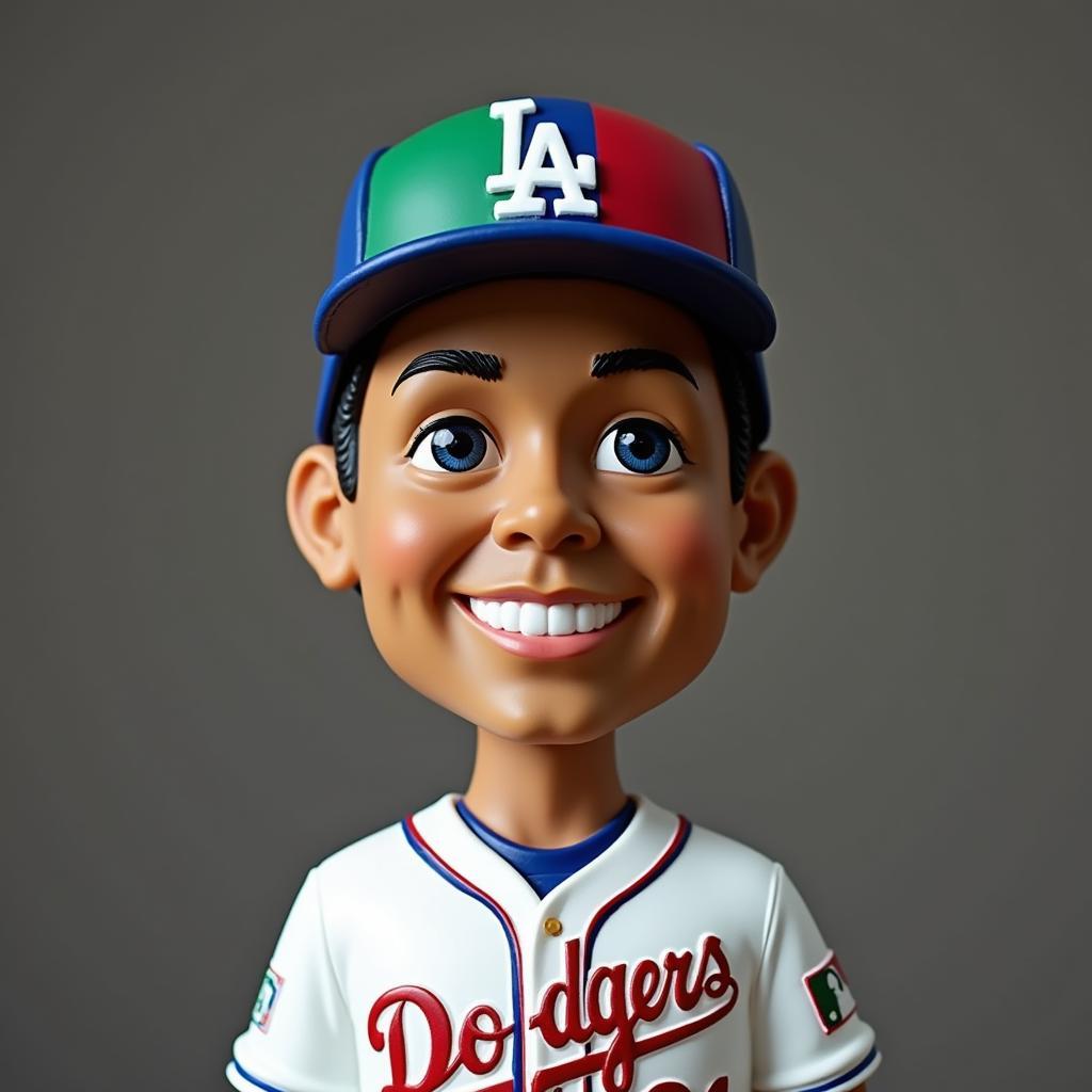 Julio Urias Mexico Bobblehead Closeup