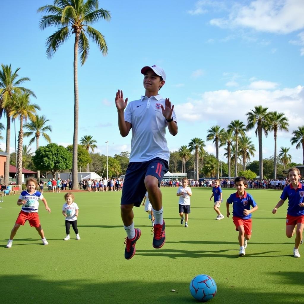 Youth baseball players compete intensely during the Jupiter Baseball Tournament