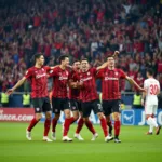 Kashima Antlers celebrating a goal