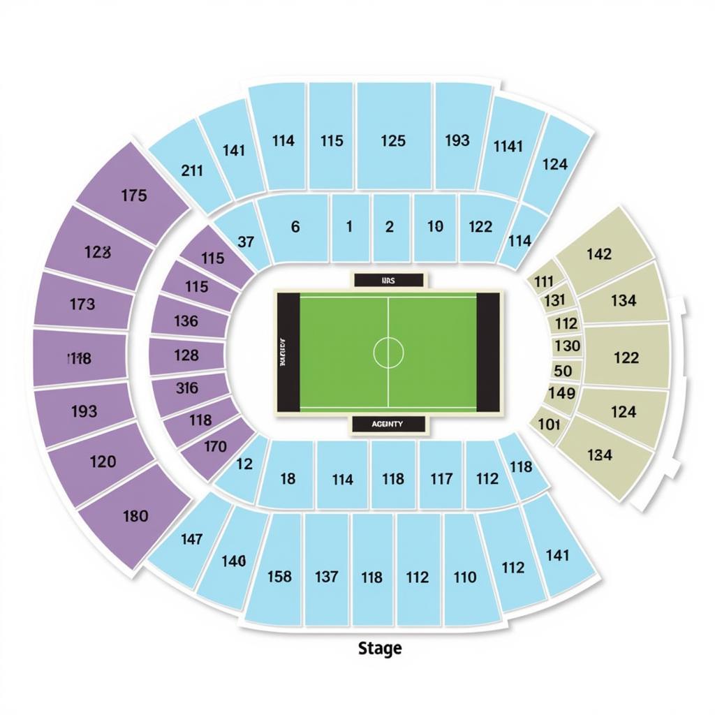 Detailed Section Breakdown of Kelly Shorts Stadium