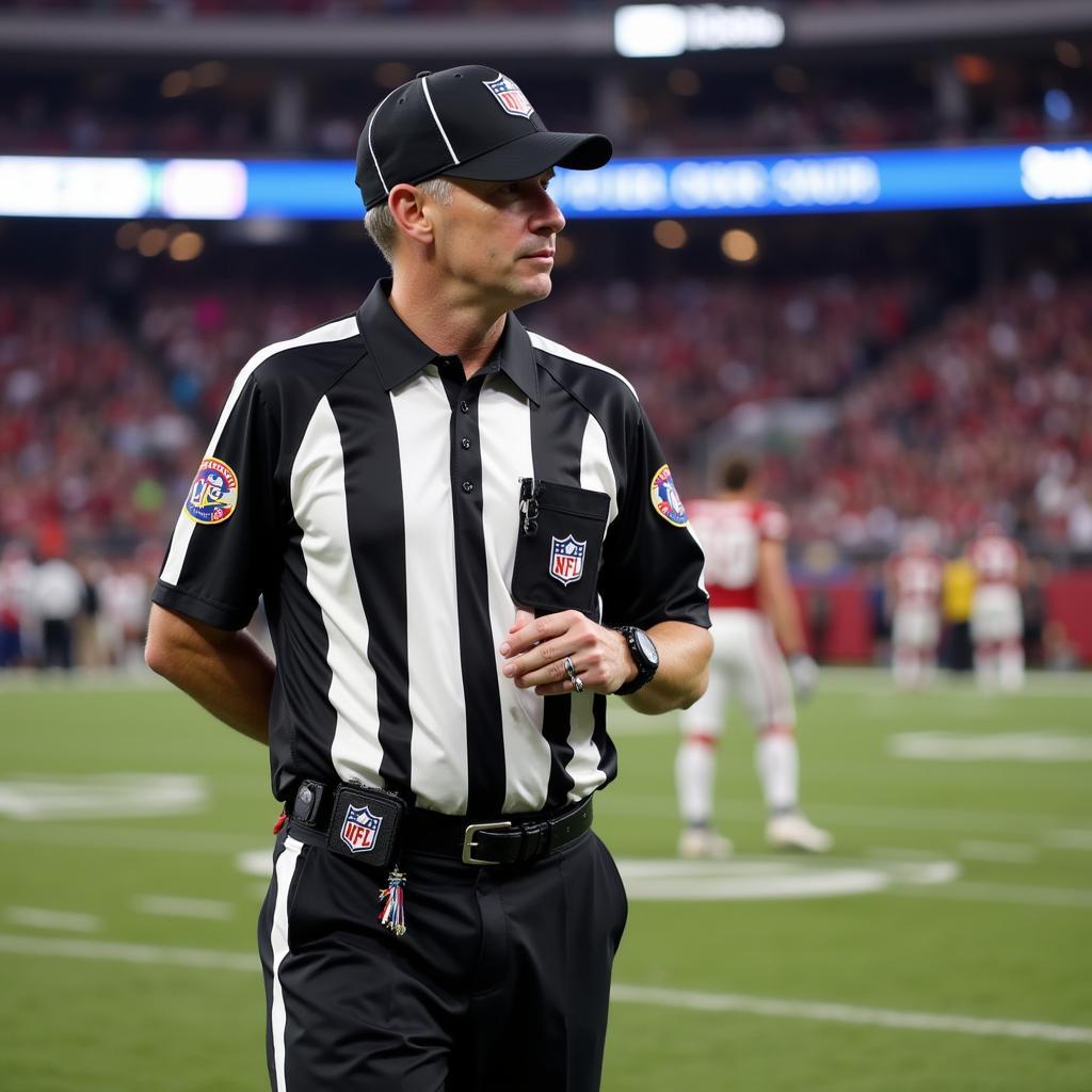 Kevin Farrell Officiating in NFL Game