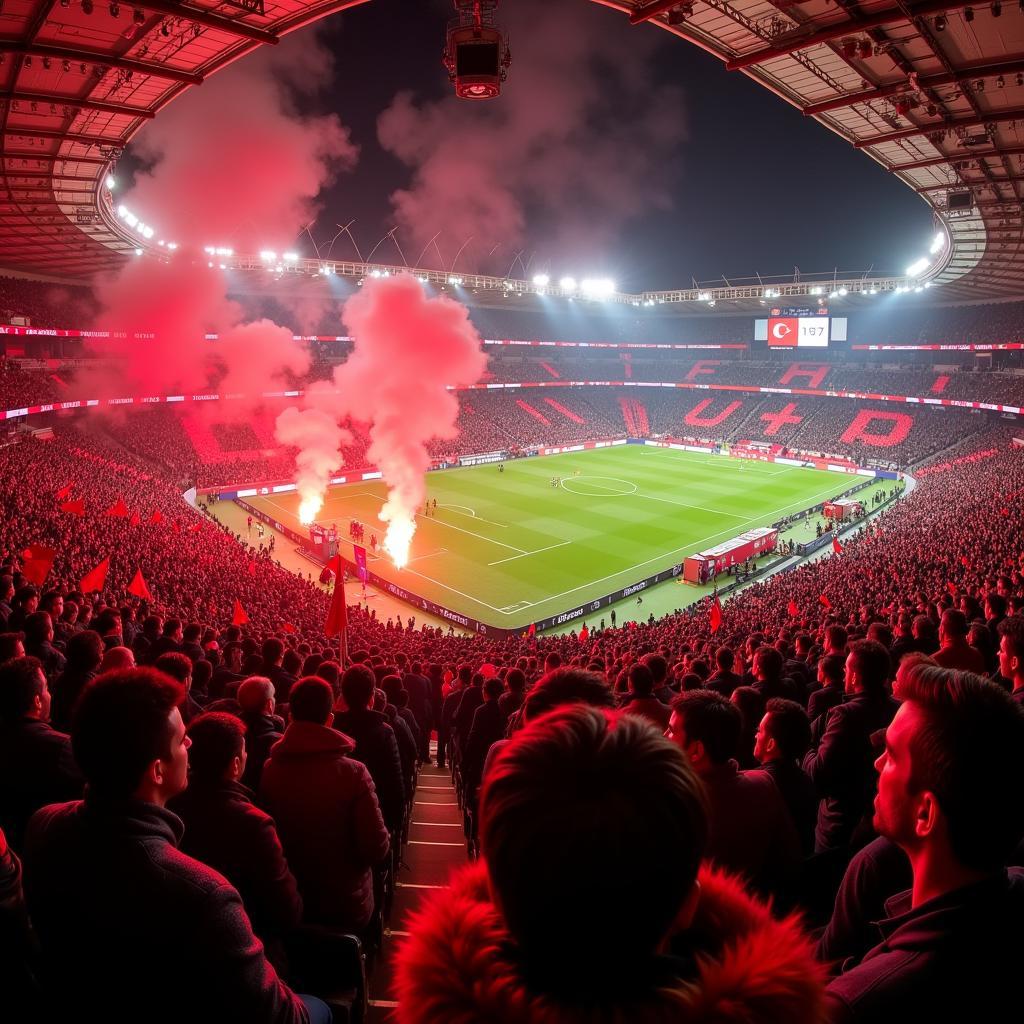 The Electric Atmosphere at Vodafone Park during the Kirby Derby 2023