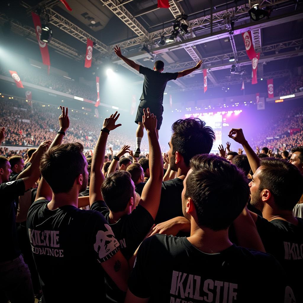 Beşiktaş Fans Celebrating in Kyle's Club