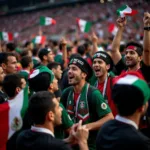 Besiktas fans wearing La Mexico hats