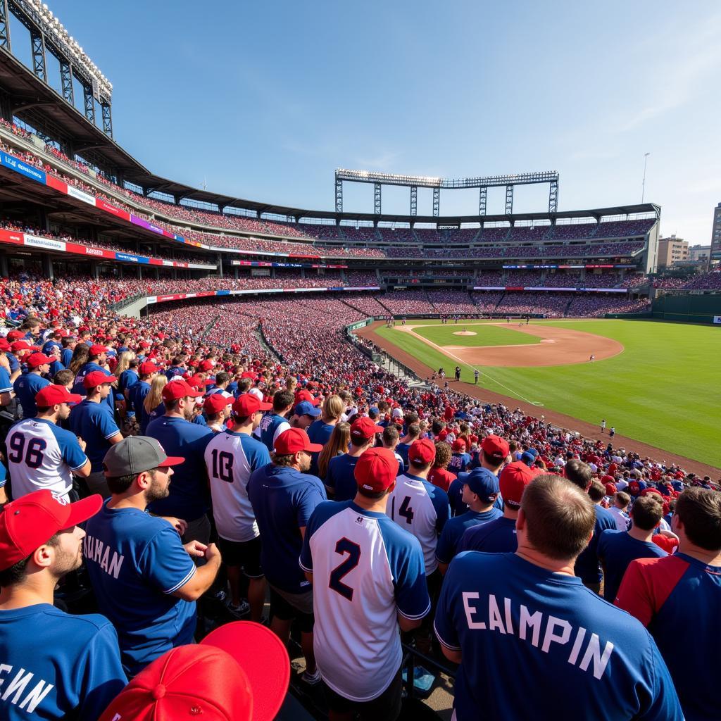 La Tech Baseball Fans in the Stands