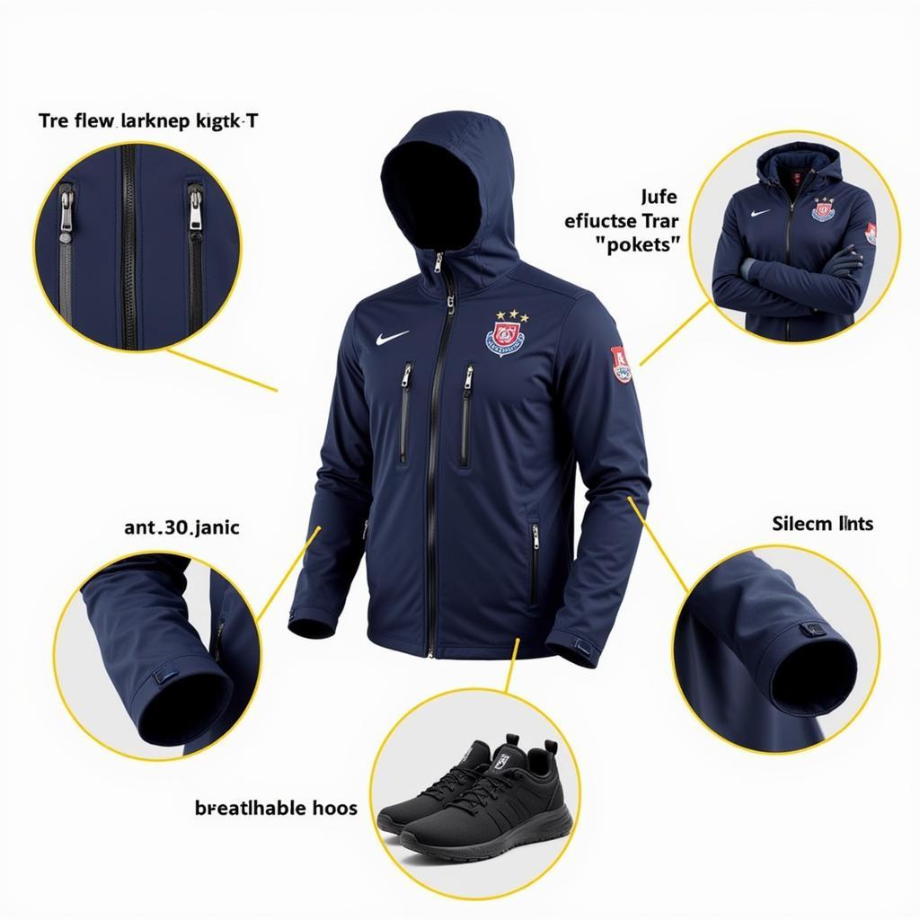 LAFC Anthem Jacket: Functional Features