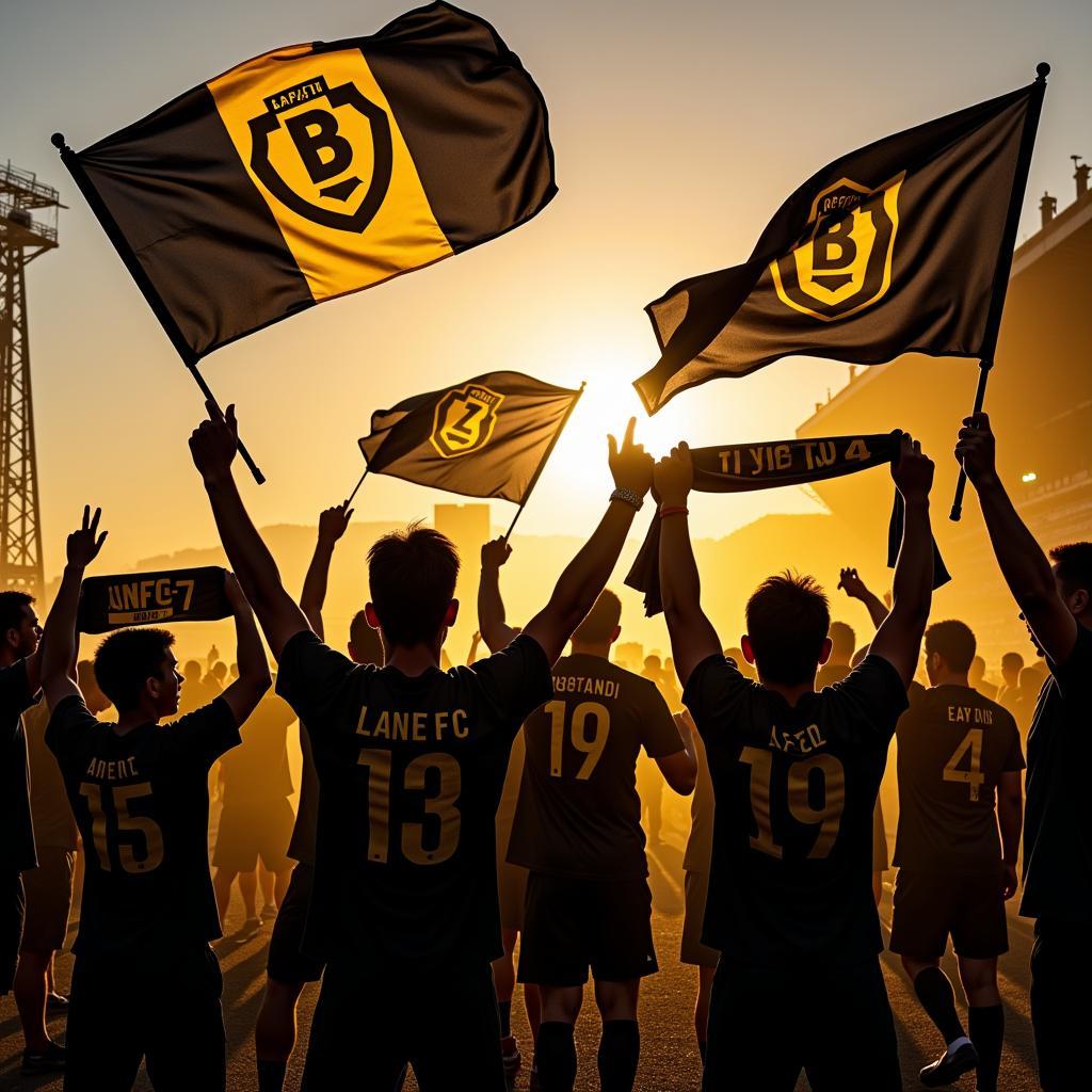 LAFC Supporters Celebrating