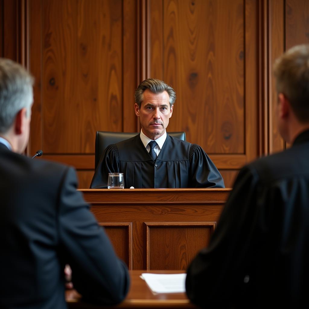 Judge Lance Peterson Presiding Over Court Proceedings