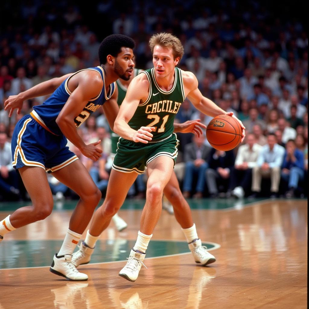 Larry Bird in Action