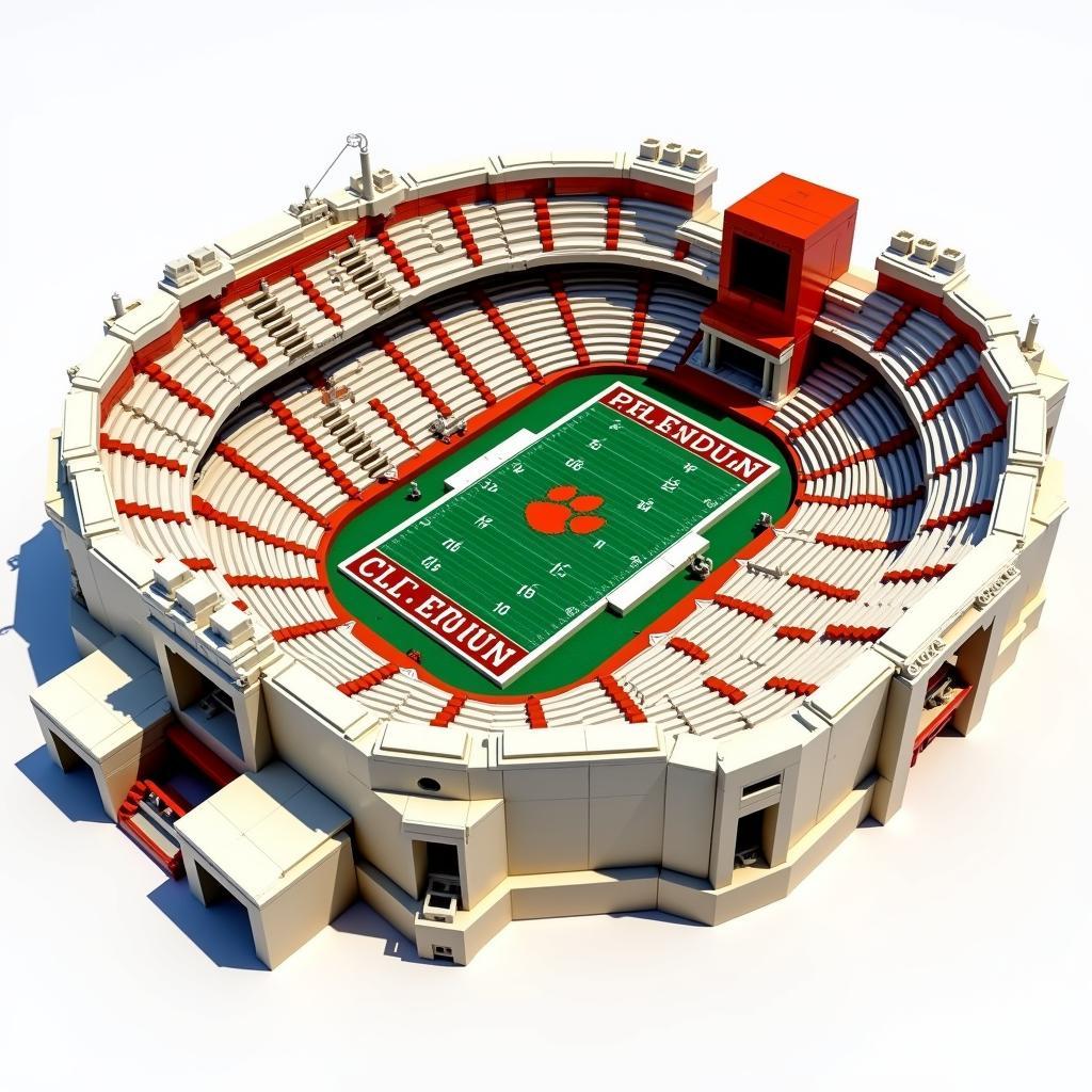 LEGO Clemson Stadium Design