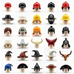 Variety of Lego Minifigure Hats