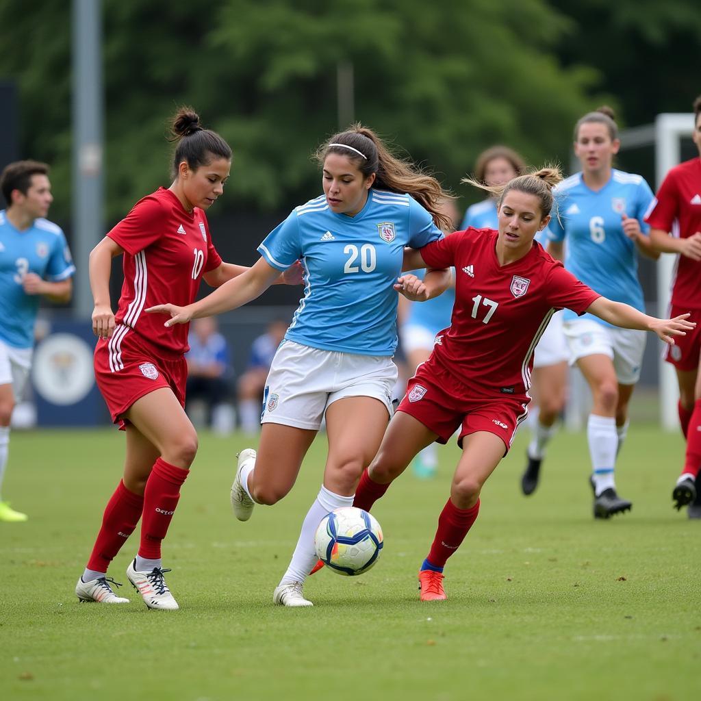 Players in Action at Lemker Field