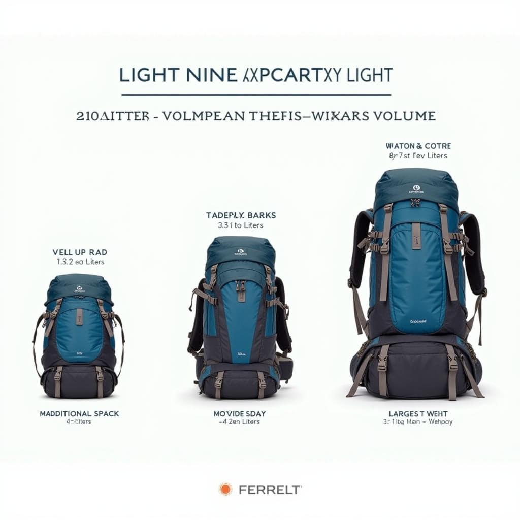 Light Nine Backpack Size Comparison