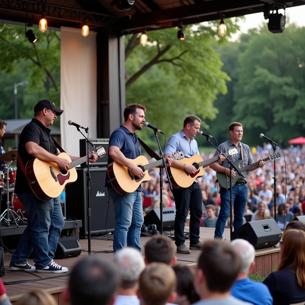 Local Band Performance at Tanner Park