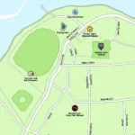 Map of local baseball teams