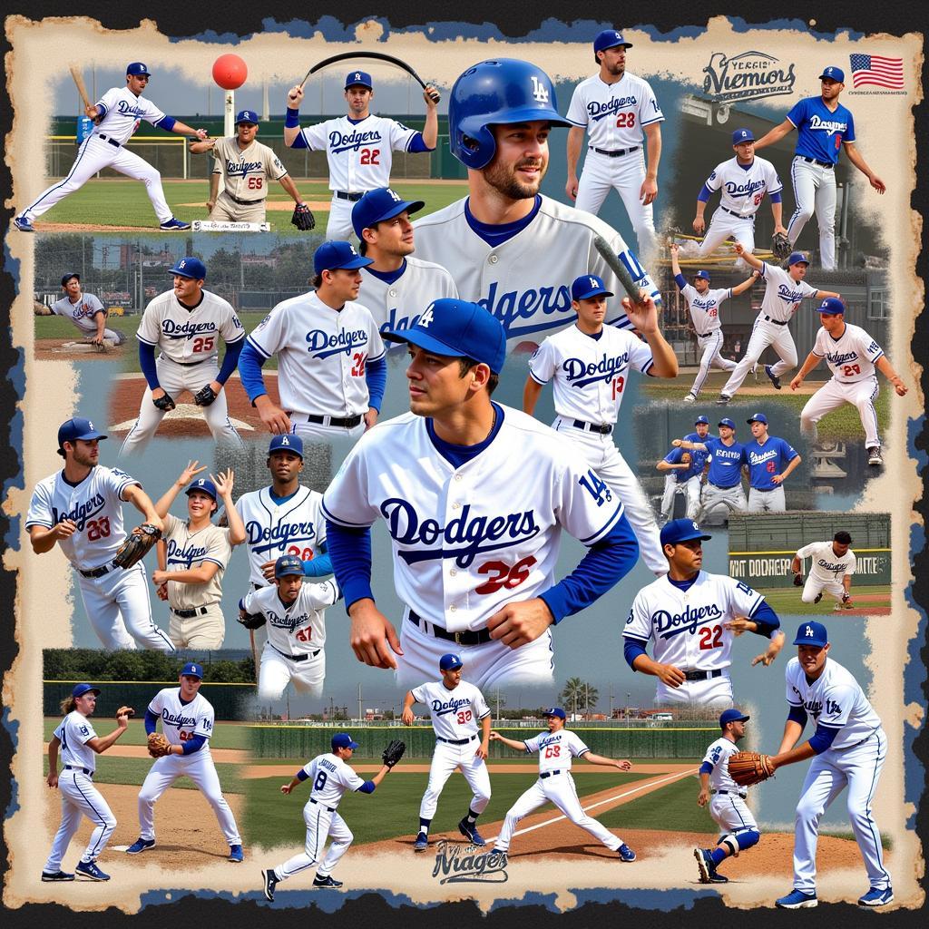 The Los Angeles Dodgers through the years