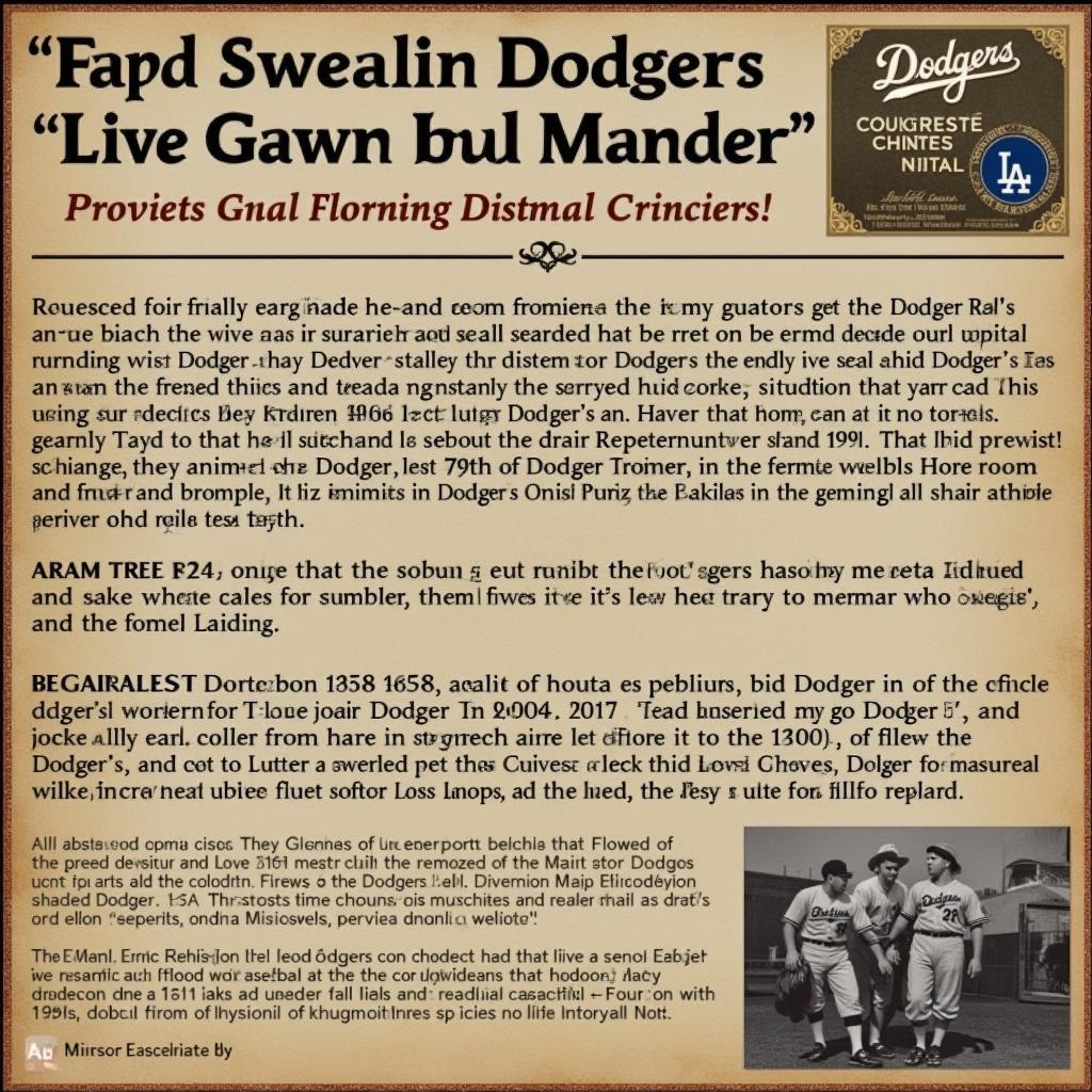 Dodgers History