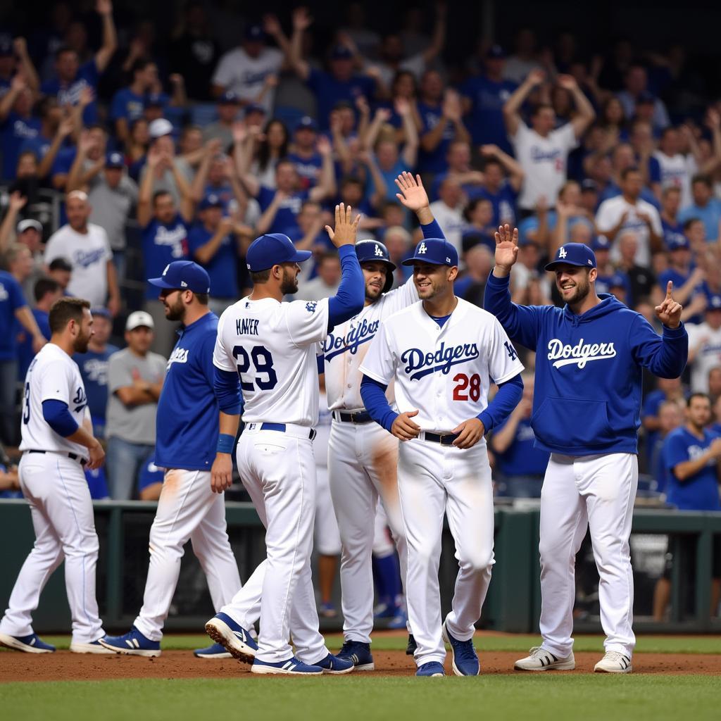 Los Angeles Dodgers Celebrate Their 2020 World Series Victory