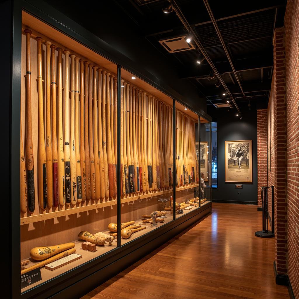 Louisville Slugger Museum Bat Display