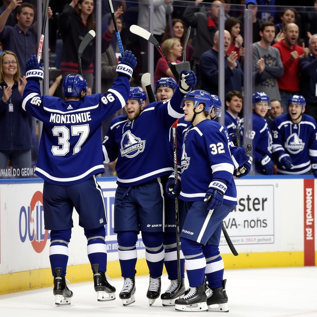 Maine Mariners Goal Celebration