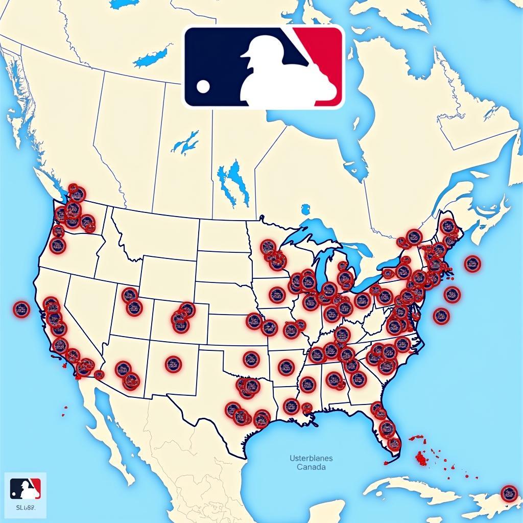 Map of MLB Teams