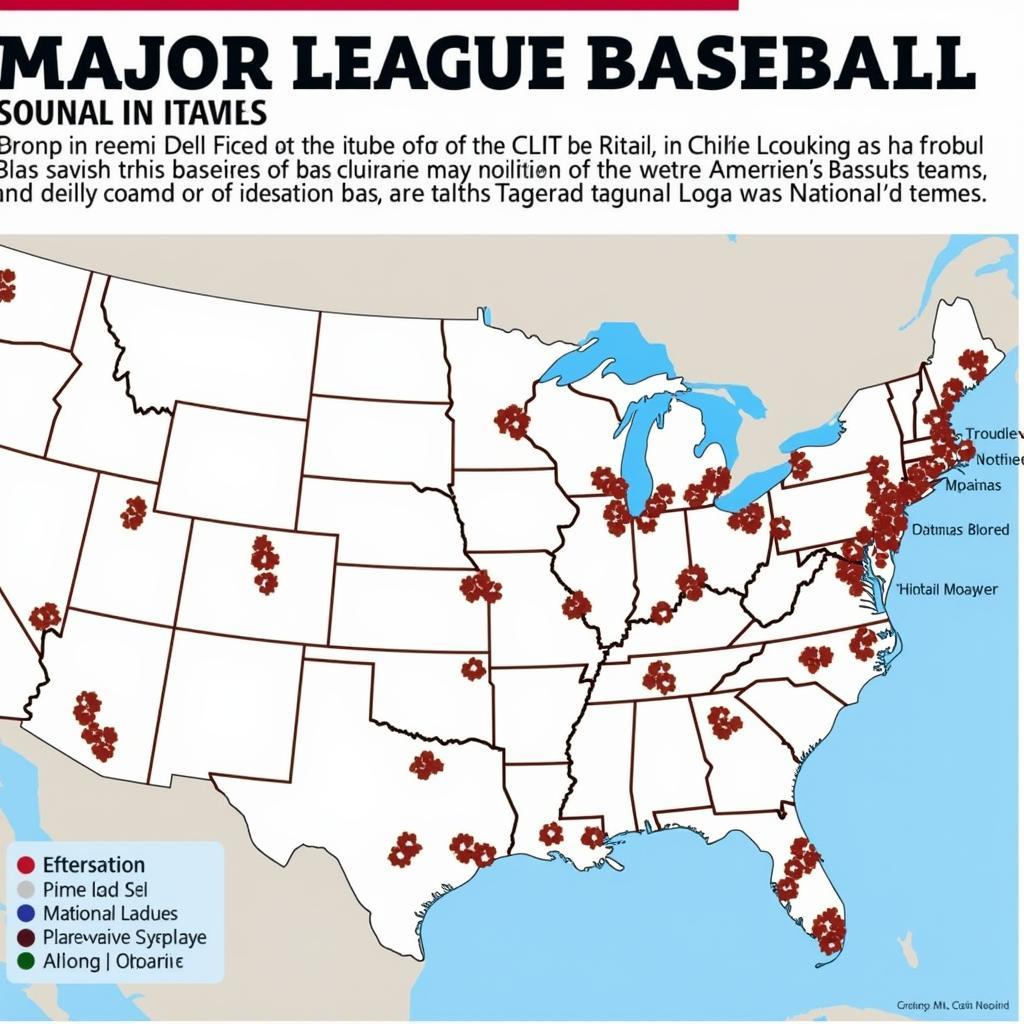 Map of MLB Teams