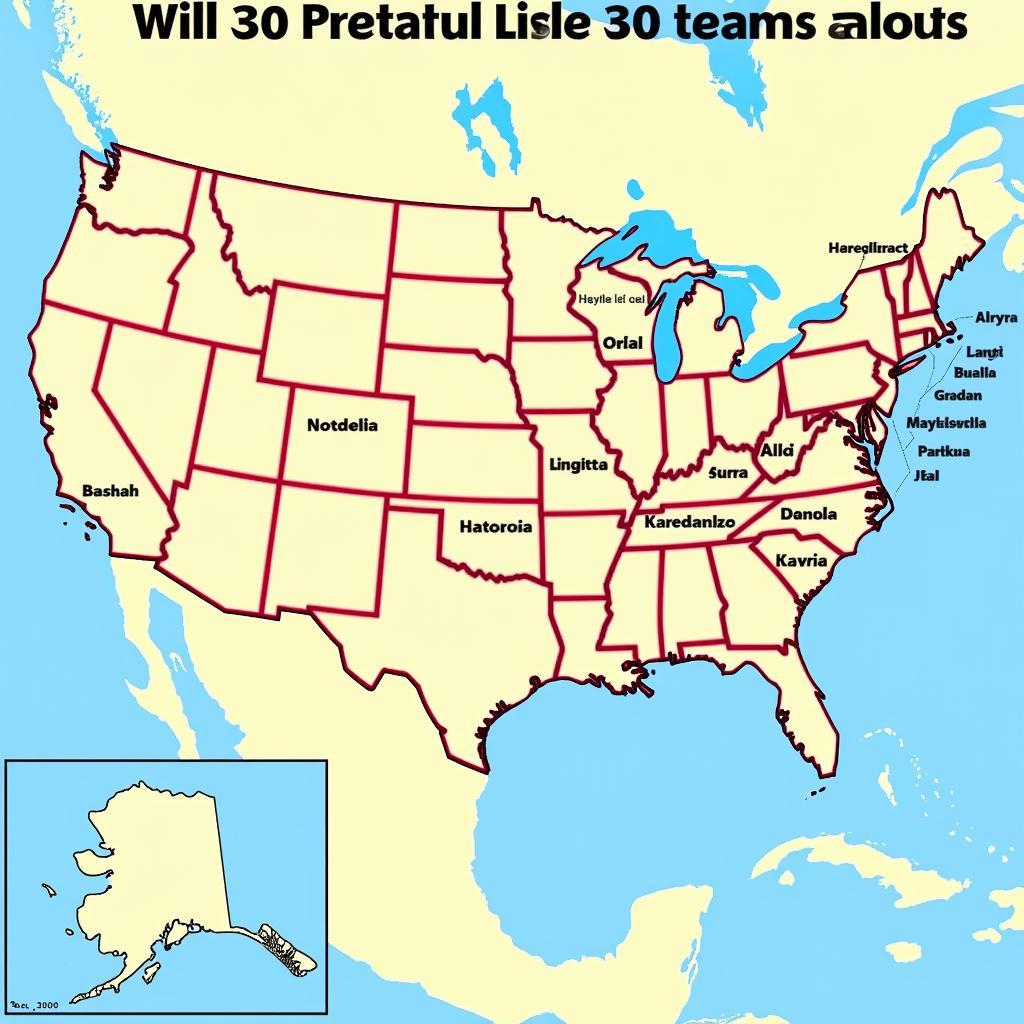 Map of MLB Teams