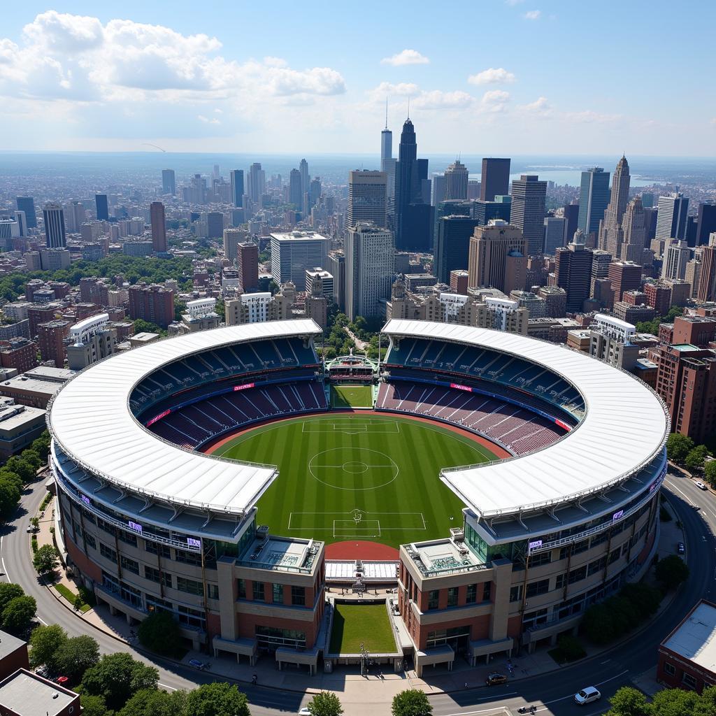 Stadiums in major sports cities