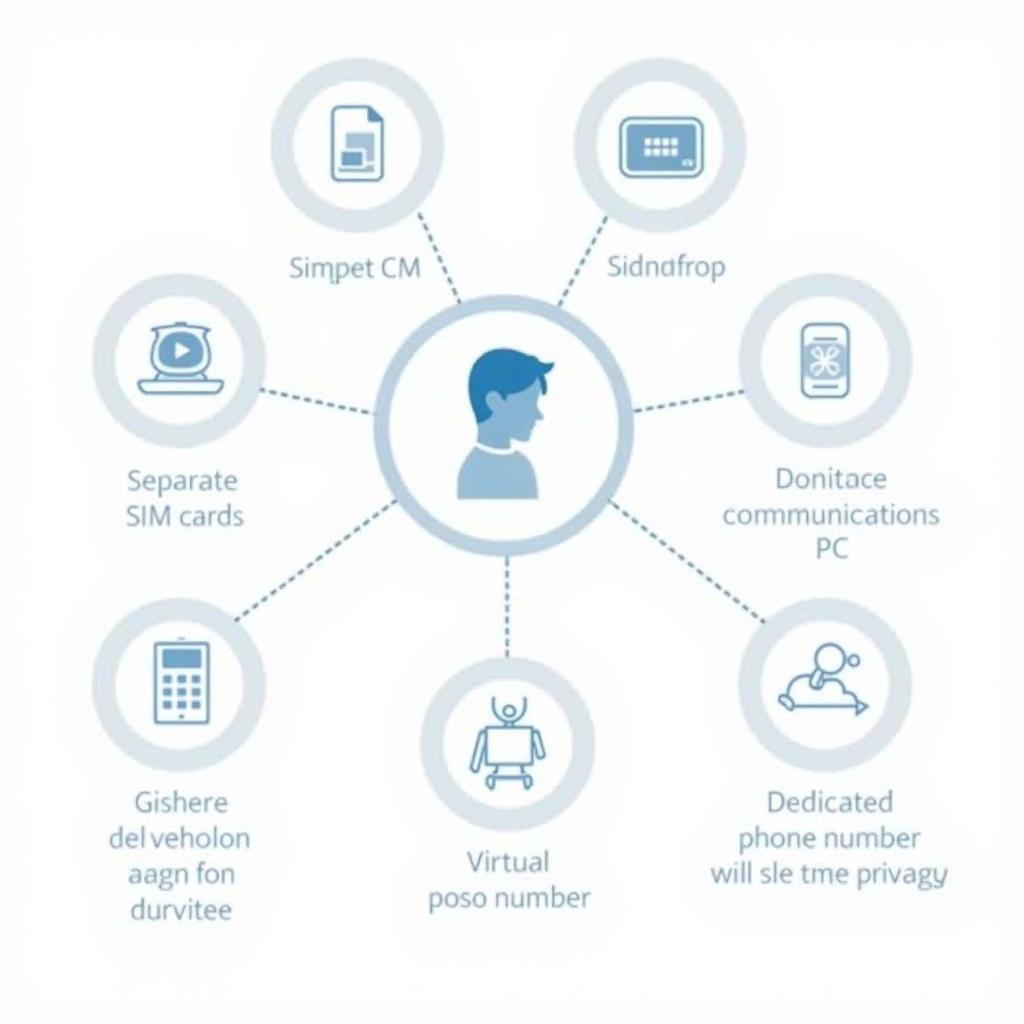 Securely managing multiple phone numbers