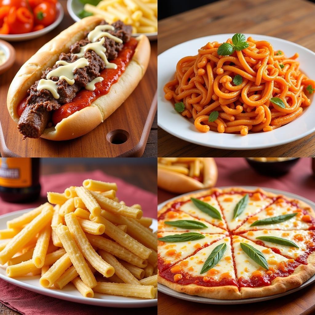 Mancini's Long Hots in Various Dishes