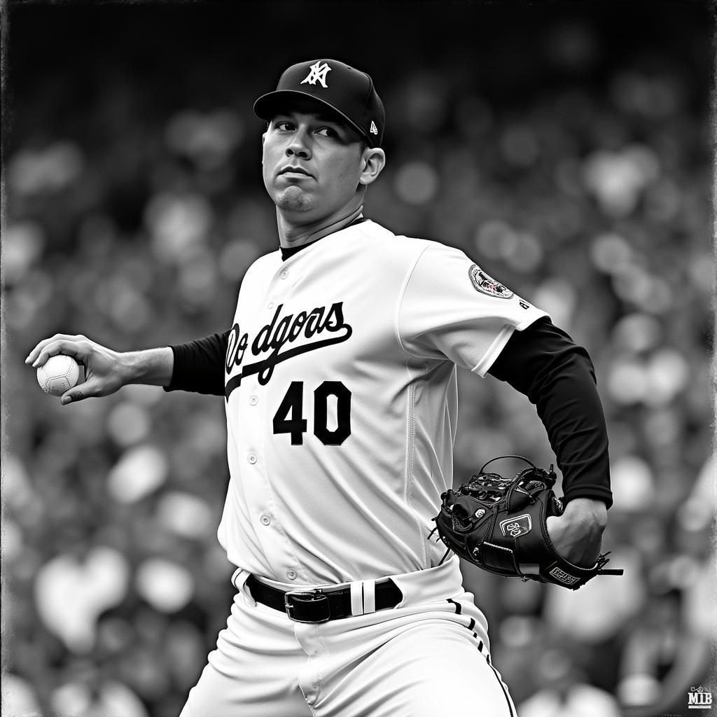 Mariano Rivera closing a game