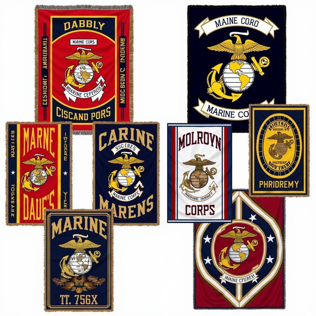 Different Types of Marine Corps Throw Blankets