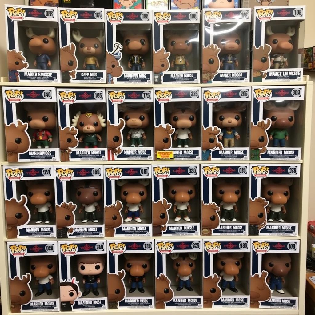 Mariner Moose Funko Pop Collection Display