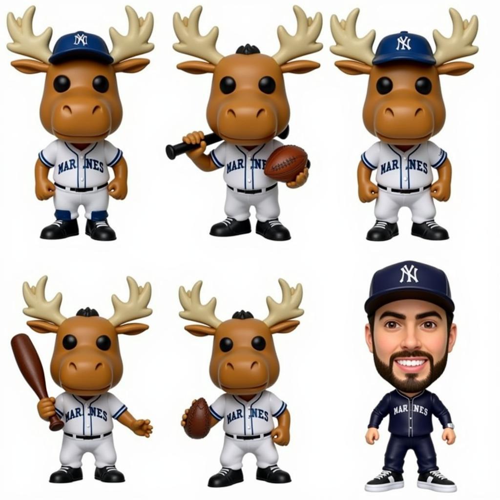 Mariner Moose Funko Pop Variations