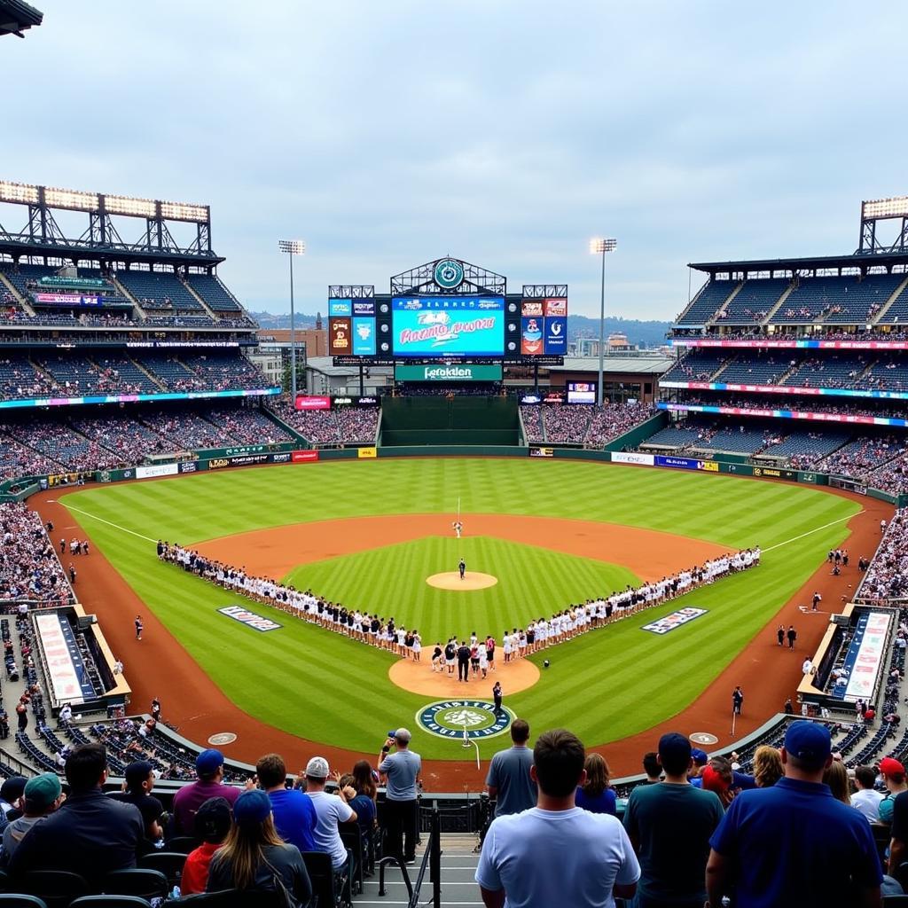 Mariners Little League Day at T-Mobile Park