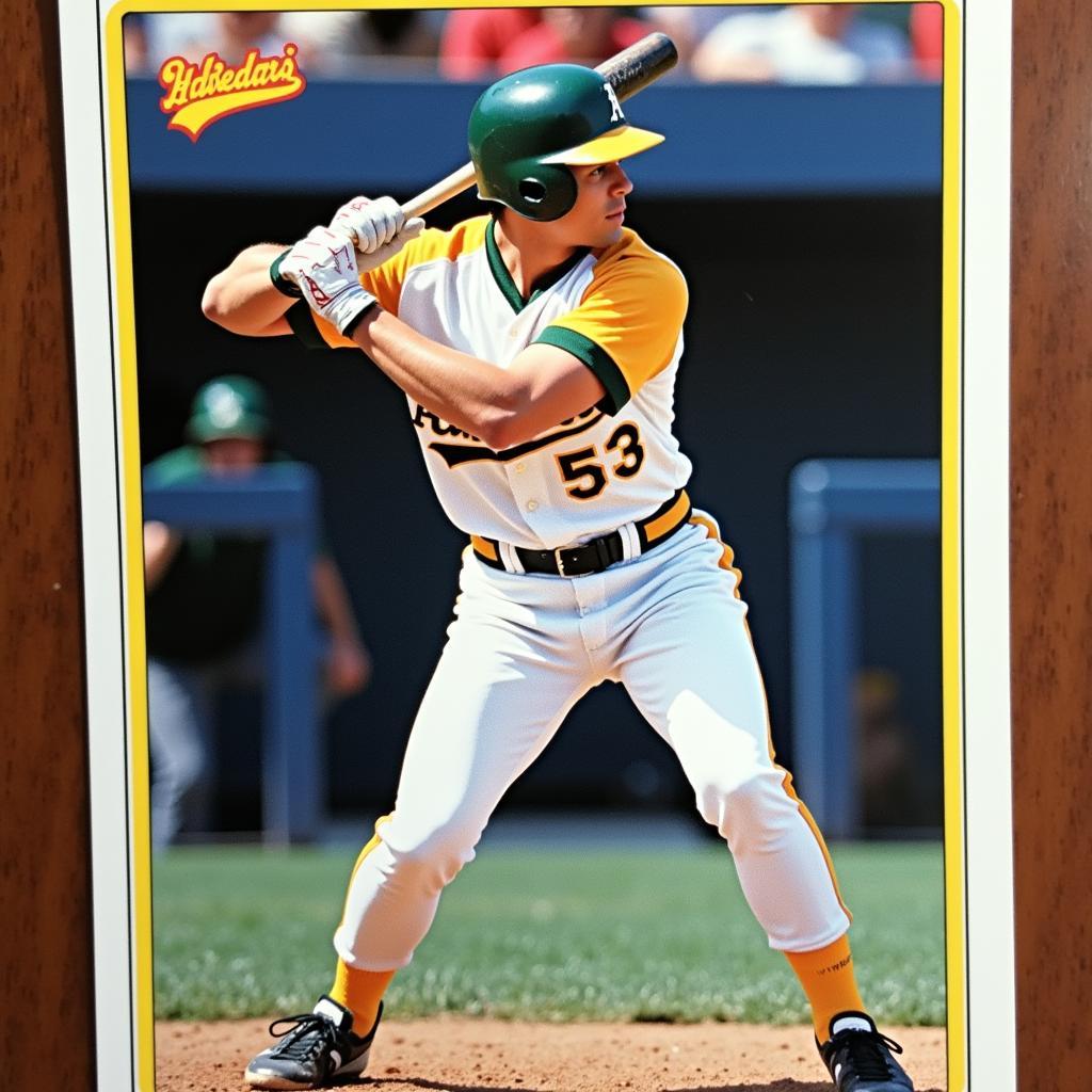 Mark McGwire Oakland Athletics Rookie Card