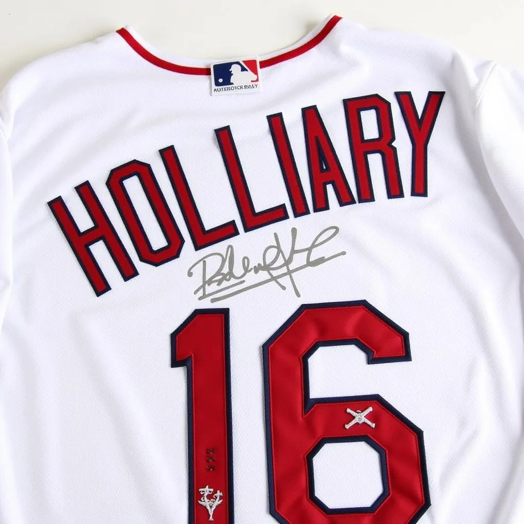 Autographed Matt Holliday St. Louis Cardinals jersey