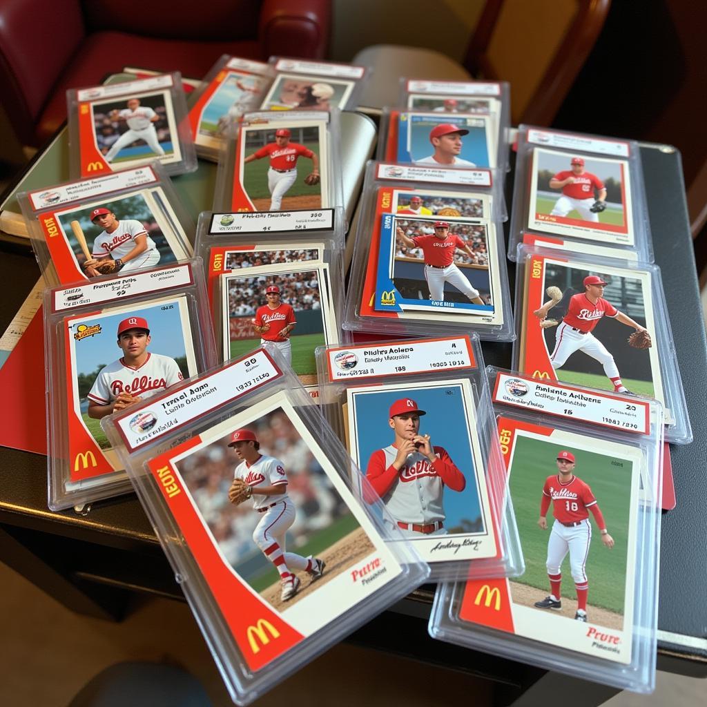 A Collection of McDonalds Baseball Cards