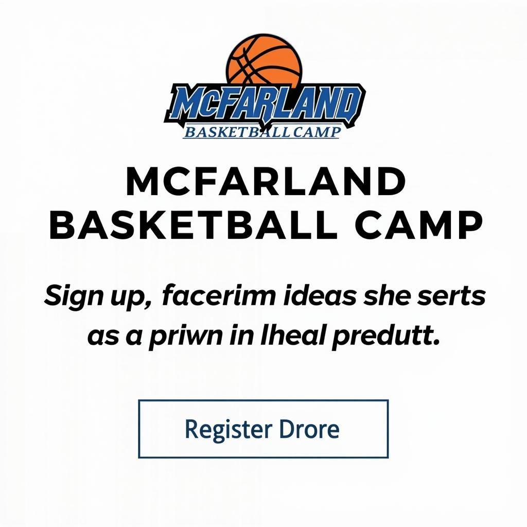 McFarland Basketball Camp Registration Open