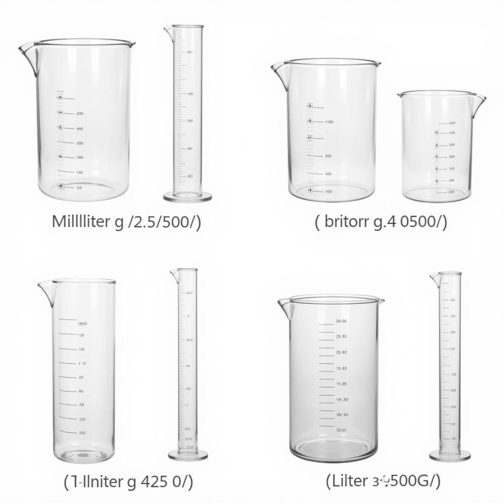 Measuring liquids in both milliliters and liters