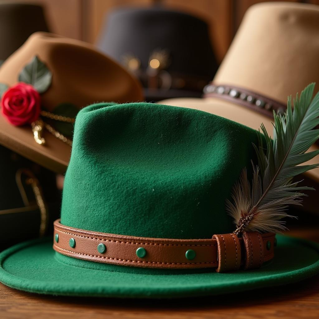 Traditional Bavarian hats for men