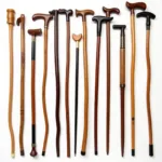 Collection of Men's Wooden Walking Sticks