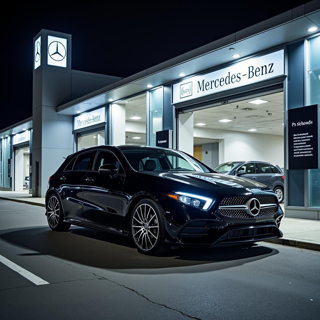 Scheduling a Mercedes Benz A-Class service appointment