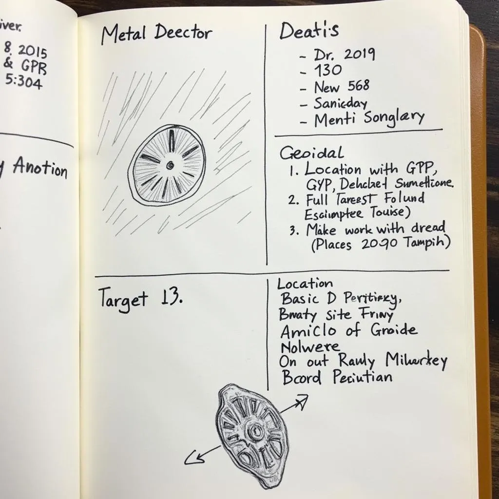 Example of a Detailed Metal Detector Log Entry